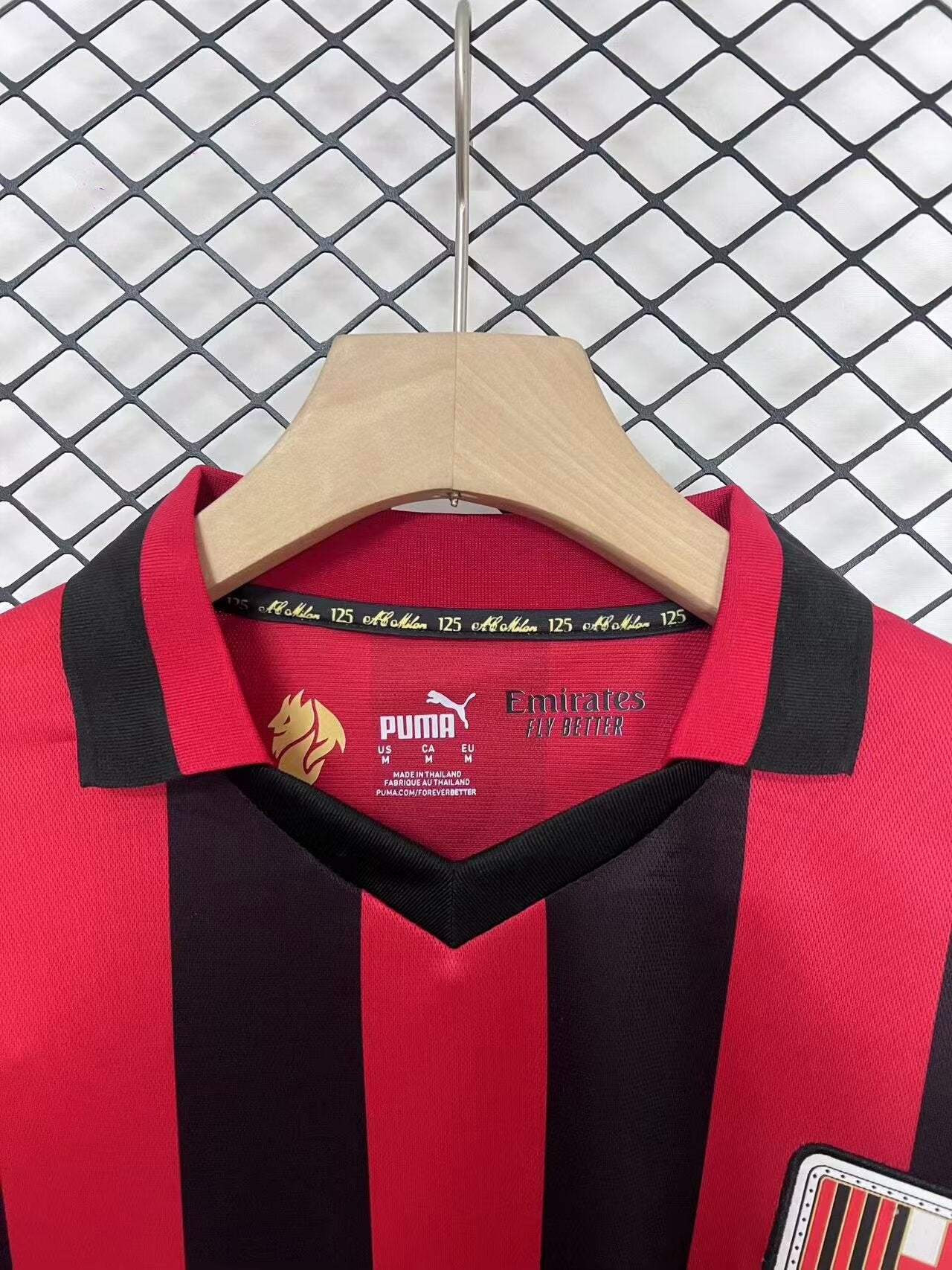 Camisa Milan Edição Especial 125 anos - Manga Longa Torcedor