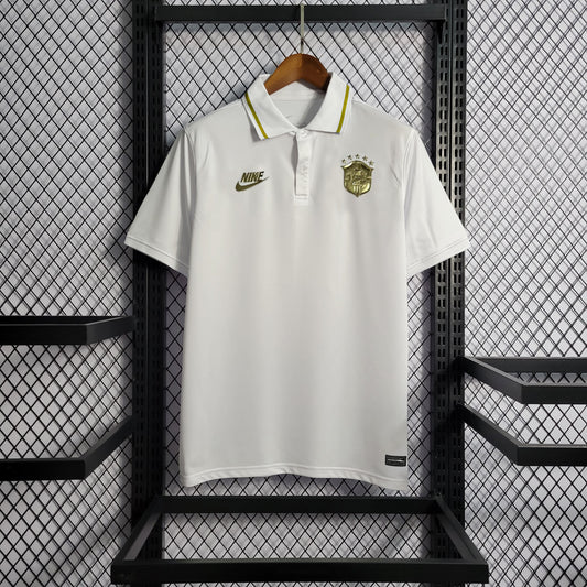 Camisa Brasil Polo Dourada 22/23