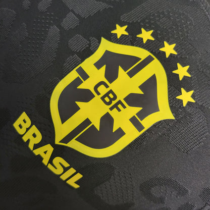 Camisa Brasil Treino Preta 22/23 - Jogador