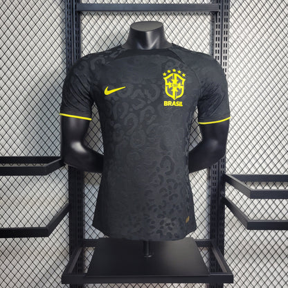 Camisa Brasil Treino Preta 22/23 - Jogador